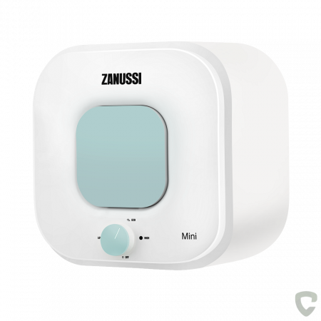 Накопительный электрический водонагреватель под мойку Zanussi ZWH/S 10 Mini U (зеленый)