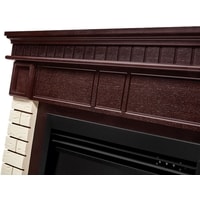 Firelight Bricks 30 (камень бежевый/шпон темный дуб)