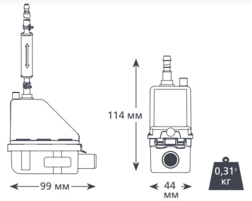 Дренажный насос Aspen Pumps Mini Lime Inoac Silent+
