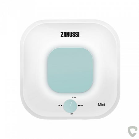 Накопительный электрический водонагреватель под мойку Zanussi ZWH/S 10 Mini U (зеленый)