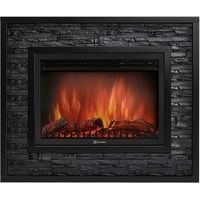 Firelight Loft 30 (камень черный/черная эмаль)