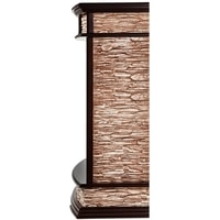 Firelight Scala 30 (камень сланец скалистый бурый/шпон темный дуб)