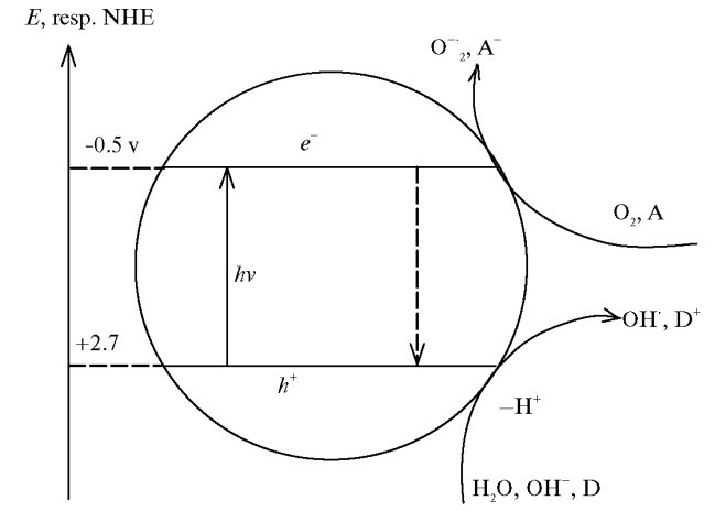 Схема фотогенерирования окислительных агентов на поверхности TiO2.jpg