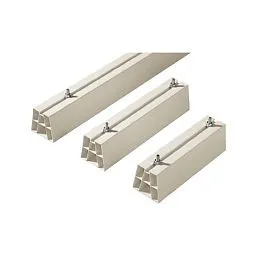 Опора кондиционерная ПВХ ARTIPLASTIC (1000х80мм, белая RAL9001)