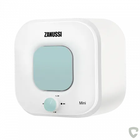 Накопительный электрический водонагреватель над мойкой Zanussi ZWH/S 10 Mini O (зеленый)