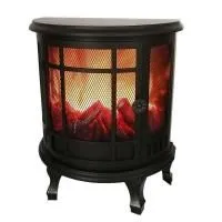 Светодиодный камин «Винтаж» с эффектом горящих дров и живого огня