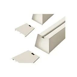 Заглушка ПВХ опоры кондиционерной ARTIPLASTIC (белая RAL9001)