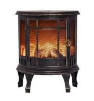 Светодиодный камин «Винтаж мини» с эффектом живого огня, бронзовый