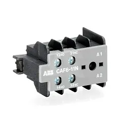 Блок-контакт ABB фронтальный CAF6-11M для B6(B7)-30, VB, 1NO+1NC, 4А/230VAC