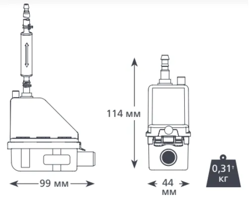 Дренажный насос Aspen Pumps Mini Lime Inoac Silent+