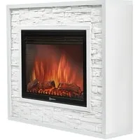 Firelight Loft 30 (камень белый/белая эмаль)