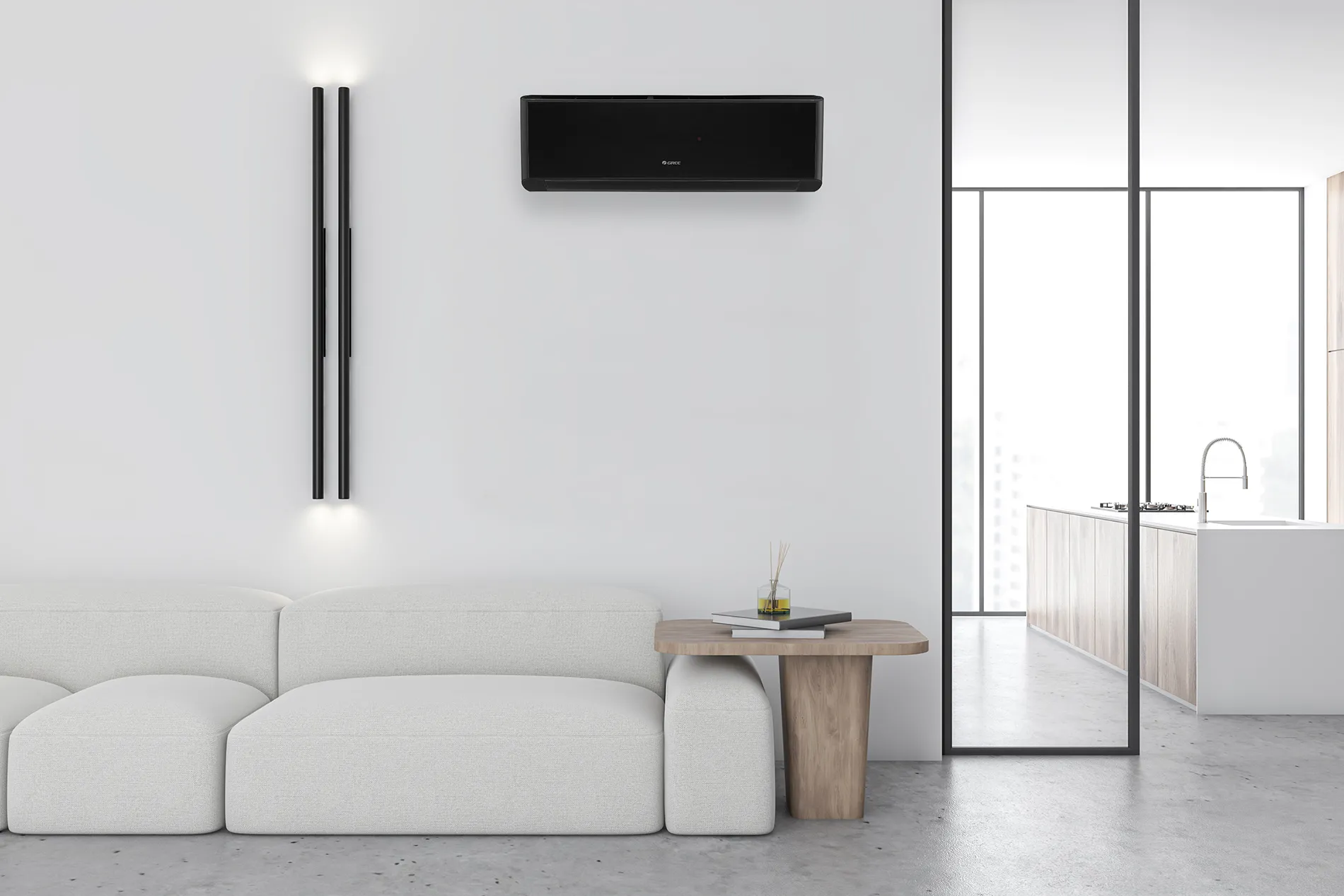 Amber Standart BLACK Inverter GWH18YD-K6DNA1A