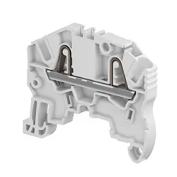 Клемма ABB ZK2,5/5,2 пружинный зажим, 2 контакта, 24А, 1000В, серый