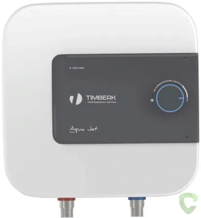 Накопительный электрический водонагреватель над мойкой Timberk Aqua Jet SWH SE1 10 VO