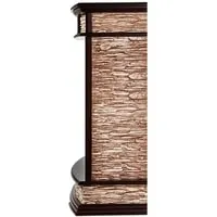 Firelight Scala 30 (камень сланец скалистый бурый/шпон темный дуб)