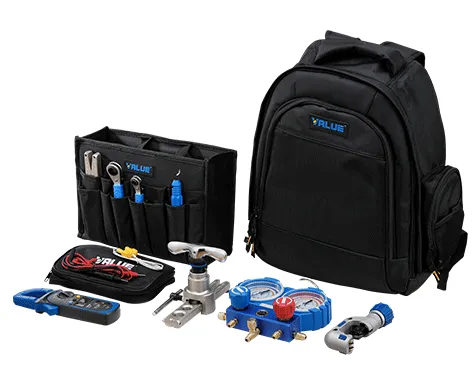 Купить Набор инструментов VALUE VTB-8C для работы с фреоном R410A, R407C, R134a, R22 в Интернет-магазине Сlimate-shop.by. Доставка по Минску и Беларуси  *375-29 330-39-95