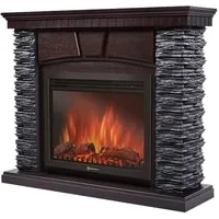 Firelight Porto 30 (камень черный/шпон венге)