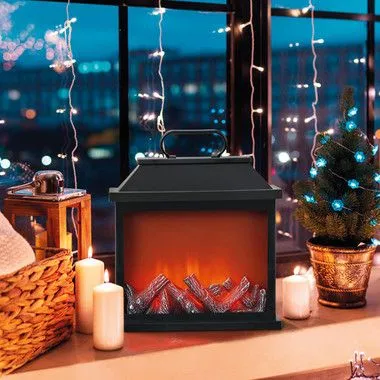 Светодиодный камин «Авангард» с эффектом живого огня