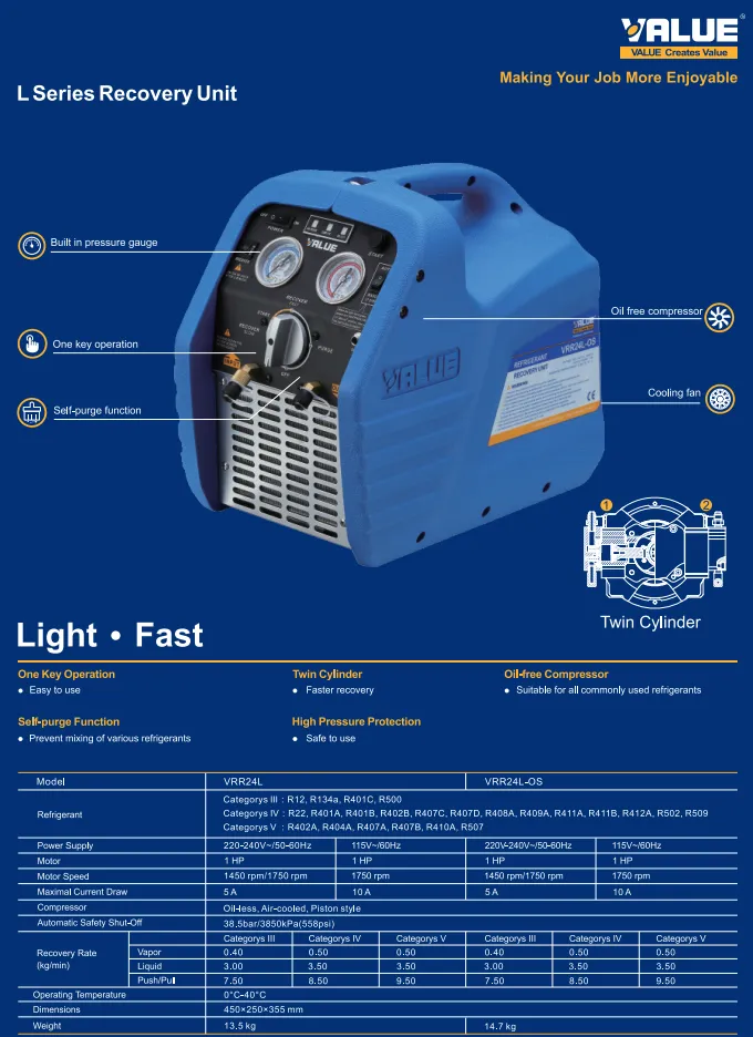 Купить Станция рекуперации VALUE VRR24LOS-R32 в Интернет-магазине Сlimate-shop.by. Доставка по Минску и Беларуси  *375-29 330-39-95