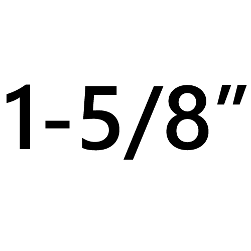 1-5/8 "