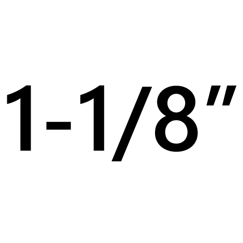 1-1/8 "